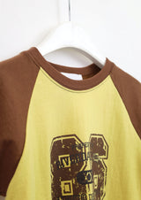 トーンダウンラグラン半袖Tシャツ