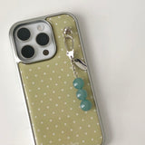 dot silver bumper case [green]