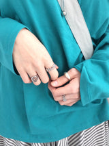 Silver ball check ring