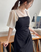 Shua Twist Wrap Bustier Long One Piece