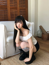 Rerang Frill Off-Shoulder Blouse