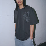 Untitled Starrynight Pigment Wash Short Sleeve Washed Black