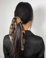 Haze Motif Mini Scarf 45 _ BLACK
