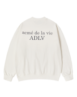 25FW ベーシックロゴナッピングスウェットシャツ クリーム