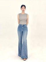3RD REORDER PANEL FLARE JEANS code 25100