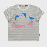 DREAM ドルフィンストライプ半袖Tシャツ