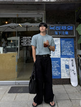Log bookle round knitwear