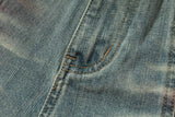 BLAZING SPRAY DENIM SHORT