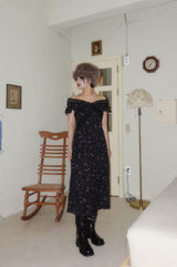 JOUJU LACE FLORAL DRESS