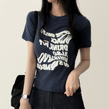 Blur レタリング半袖Tシャツ