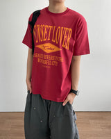 Sunset Printed Short Sleeve T