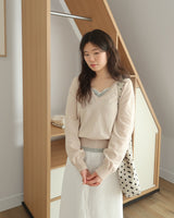 lace shirring sleeveless
