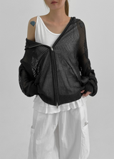 [MADE] Ernin Summer Knit Hooded Zip-up