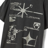 Untitled Gihahak Logo Pigment Wash Short Sleeve Washed Black