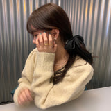 (silver925) スリーパールピアス *gold