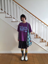 【即日発送】YWD ウェルカムTシャツ_パープル (1color)