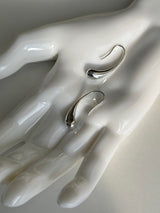 [92.5 silver] Tear drop earring
