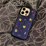 【MADE】レトロ トーキョーミッドナイトネイビー iPhoneケース [Glossy Glass/Magsafe]
