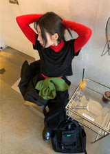  SOFT WARM CROP TEE