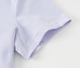 Heni Soft V Button Tee