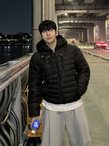 Tech multi-pocket hooded lightweight padding