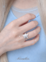  Puffy Star Ring