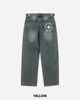 Kane Printing Denim Pants