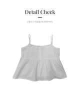 Sugar Pintuck Sleeveless Blouse