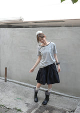 adorntie オフショルダー Tシャツ (grey)