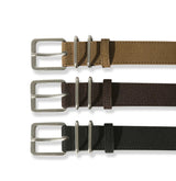 Beaded Matte Leather Belt