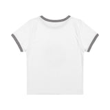 Tomato Patch Ringer Tee (White) F25QB140
