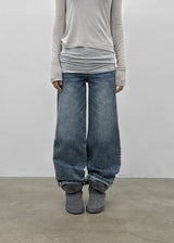 [MADE] Glot Low-Waist Straight Denim Pants