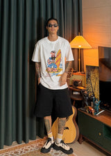 [ VirStyle Original ] INKKI Canvas Carpenter Shorts 4COLOR