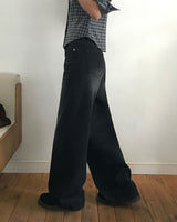[ORIGINAL] ルーズストレートデニムパンツ