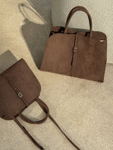 ブラン ラージスエード CHOCO BROWN