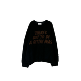 lettering brush knit