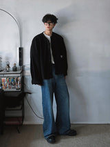 Awesome Super Long Wide Denim Pants (5color)