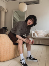 タミスリネンベルティドハーフパンツ