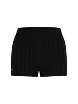 Cable Micro Knit Shorts