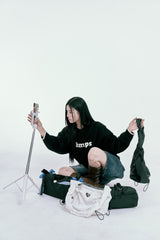 SHIRRING HANDLE MAXI BAG B24FA02