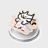 バスケットキャットmagsafeスマホグリップ