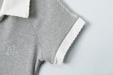 Serin Polo Collar Slim Top