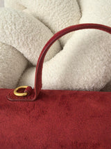 Suede Faux Leather Vintage Tote Cross Bag