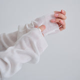 [Polia] V-Neck See-Through Long Sleeve Cardigan - 8color