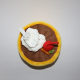 【MADE】whipped cream pudding (tissue case)