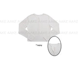 SHEER BUTTON HENLEY TOP