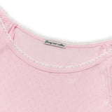 Puff U-neck T-shirt (Pink)