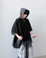 Crunch Layered Half Hoodie