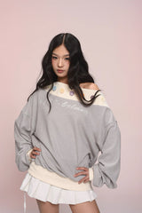 eat me plz* button-down shoulder-length warm long-sleeve hoodie for autumn and winter