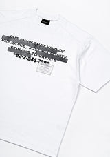 BBD ヒッデンスローガン Tシャツ (ホワイト)